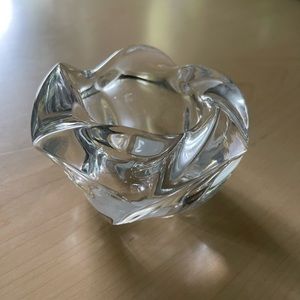 Royal Copenhagen crystal votive holder